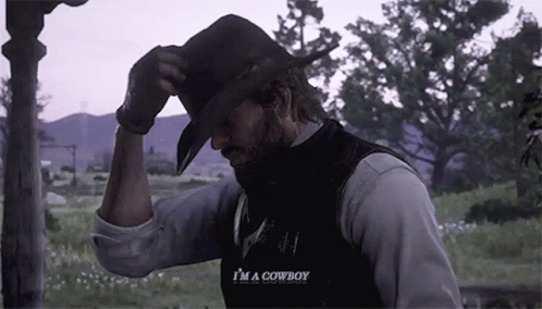 Arthur Morgan Im A Cowboy GIF
