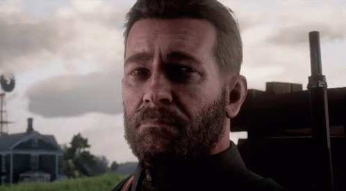 Arthur Morgan Sad Face GIF