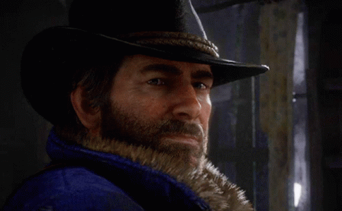 Arthur Morgan Staring Into Nothing GIF