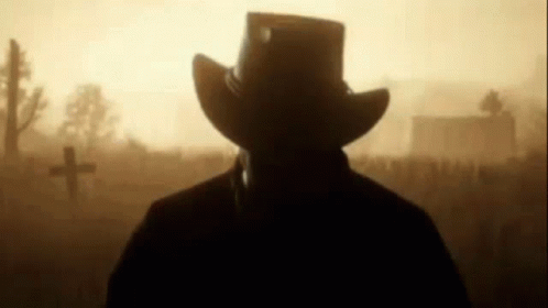Arthur Morgan Walking Silhouette GIF