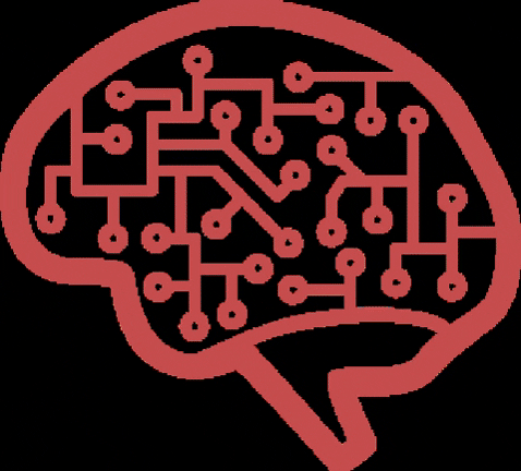 Artificial Intelligence Brain Illustration GIF