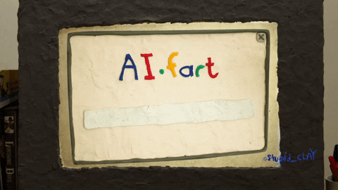 Artificial Intelligence Clay Stop Motion Animation GIF