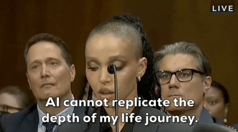 Artificial Intelligence Fka Twigs Senate Hearing GIF