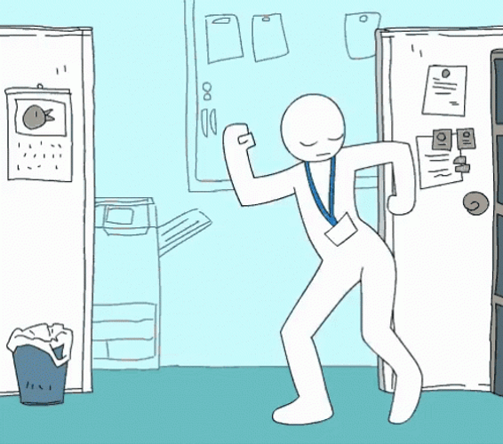 Artistic Animation Victory Dance GIF