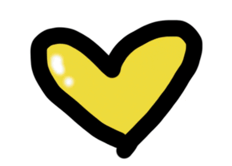 Artistic Blinking Gradient Heart GIF