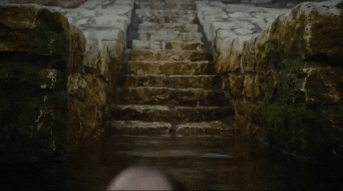 Arya Stark Drowns Game Of Thrones GIF