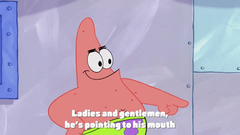 As If Indicating Something Patrick GIF