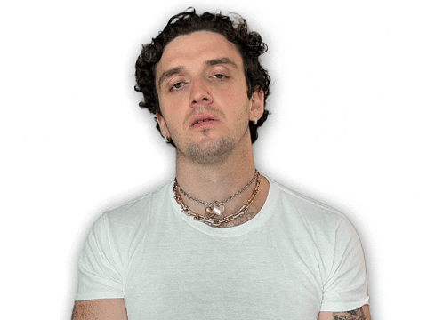 As If Lauv Roll Eyes GIF