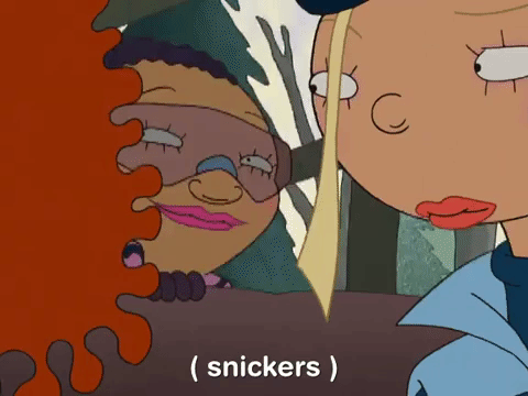 As Told By Ginger Miranda Killgallen Snickering GIF