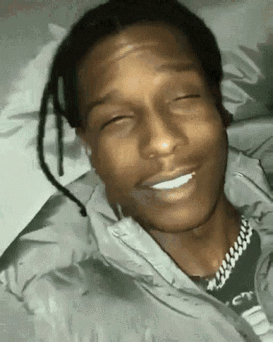 Asap Rocky Lip Bite GIF