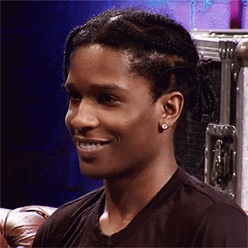 Laughing Asap Rocky GIF