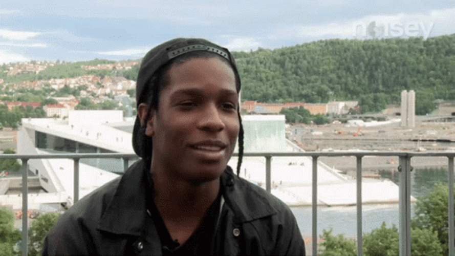 Asap Rocky Raising Hands GIF