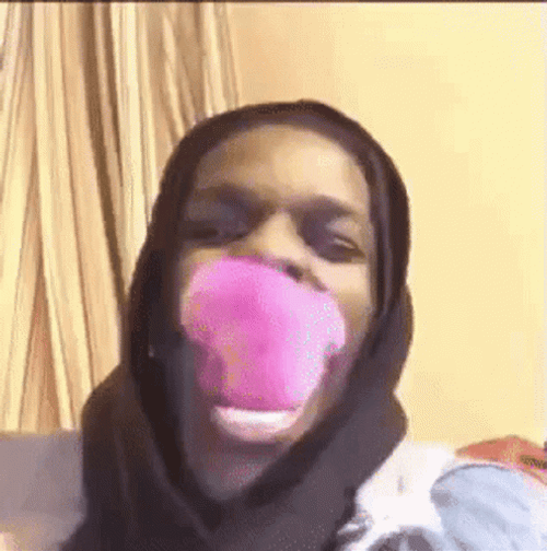 Asap Rocky Smoke Heart GIF