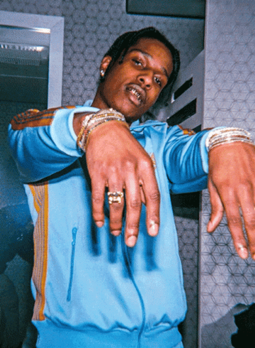 Asap Rocky Zombie Pose GIF