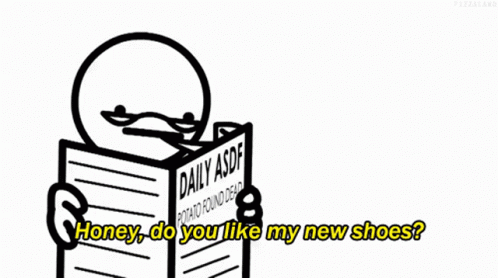 Asdfmovie Reading A News Paper GIF
