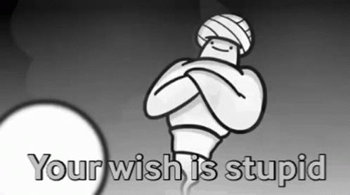 Asdfmovie Rude Genie GIF