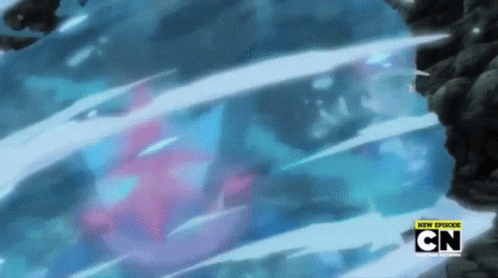 Ash Attacking Greninja GIF