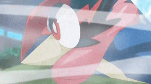 Ash Greninja Blurry Attack GIF