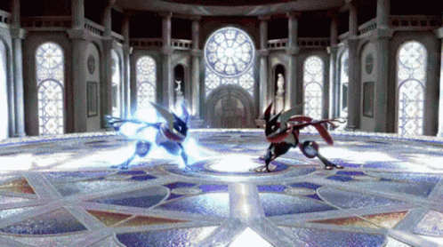 Ash Greninja Greninjuts Two Smash Board GIF