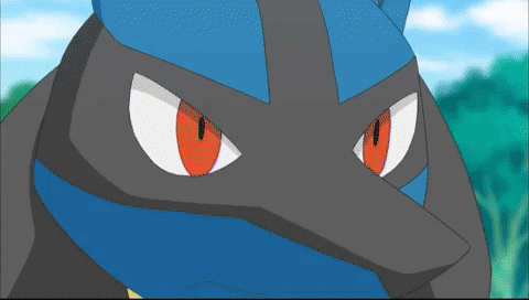 Ash Greninja Lucario GIF