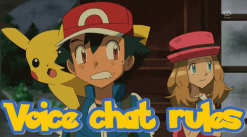 Ash Greninja Voice Chat Rules GIF