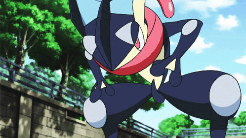 Ash Greninja Water Wave Power GIF