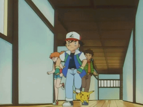 Ash Ketchum Electrocuted In Trap GIF