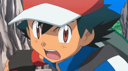 Ash Ketchum Pitching Pokeball GIF