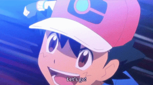 Ash Lead Lucario To Spirit Bomb Attack GIF