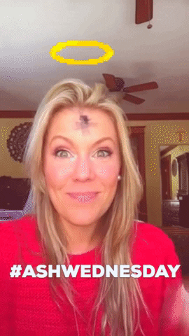 Ash Wednesday Angel Halo GIF
