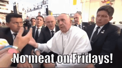 Ash Wednesday Pope Francis GIF