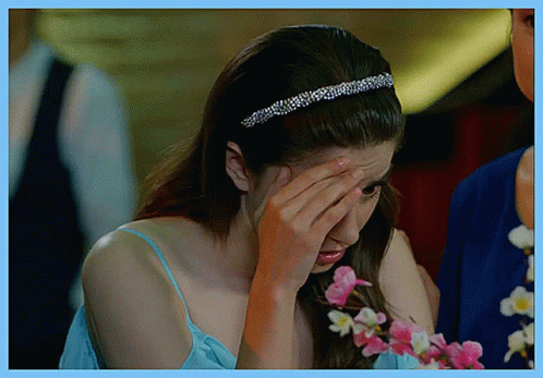 Ashamed Sweet Girl Is Discomfited GIF