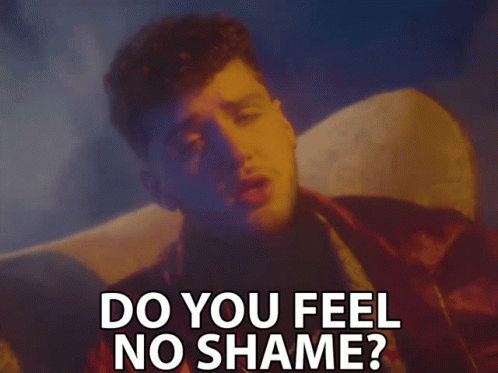 Ashamed Sad Singer And His Red Robe GIF
