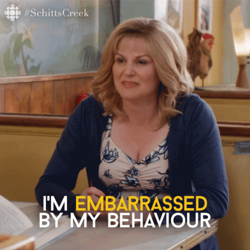 Ashamed Embarrassed By My Behavior GIF
