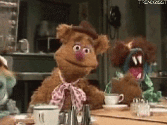 Ashamed Fozzie Bear Face Palm GIF