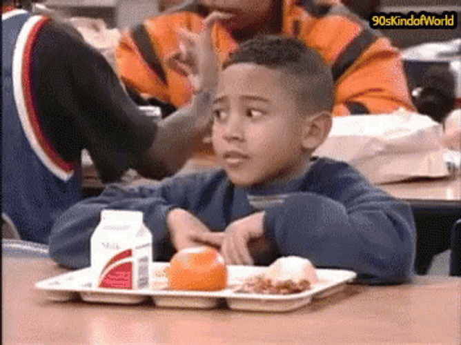 Ashamed Little Kid Is Dismay GIF