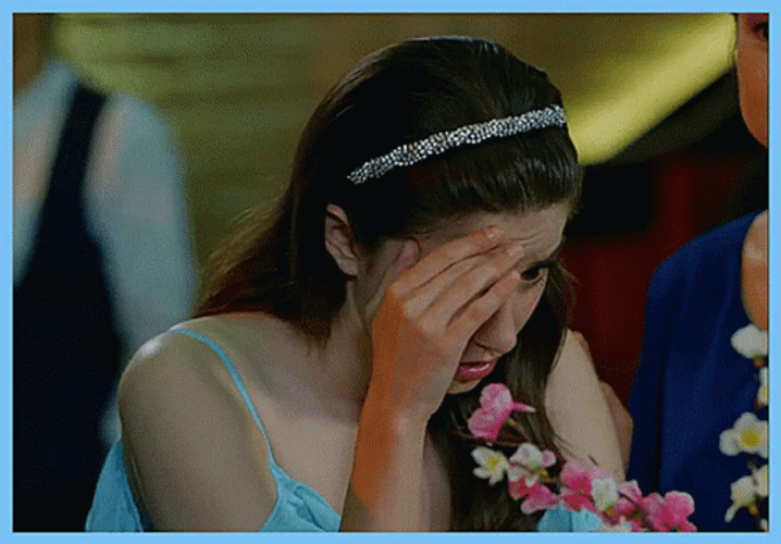 Ashamed Sweet Girl Is Discomfited GIF