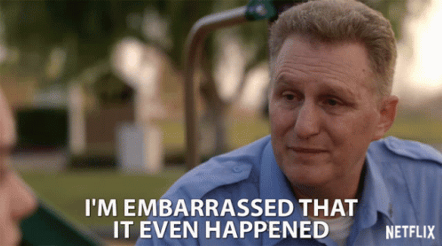 Ashamed The Old Man Is Embarrassed GIF
