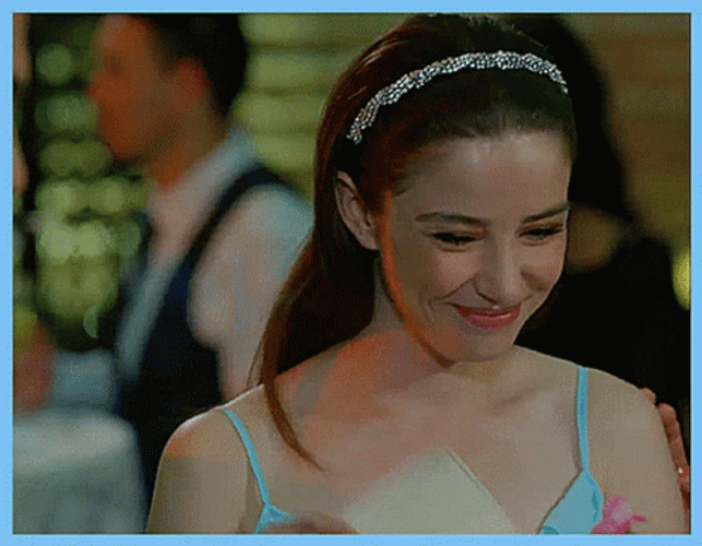 Ashamed White Chick Is Shy GIF