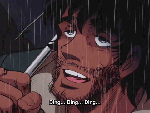 Ashita No Joe Sad Ding Ding Ding GIF