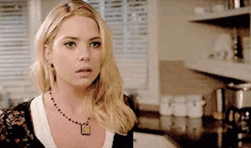 Ashley Benson Shocked Confused GIF