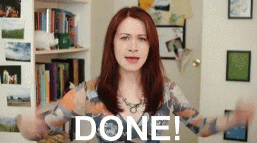 Ashley Clements It Is Done GIF