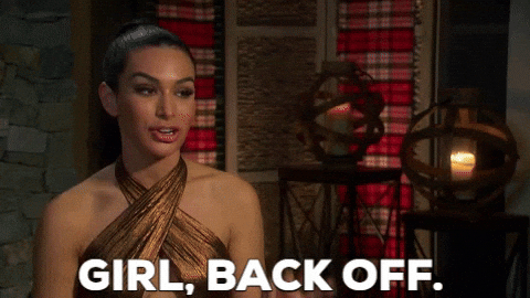 Ashley Iaconetti Girl Back Off GIF