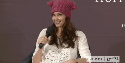 Ashley Judd Happily Smiling GIF