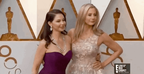 Ashley Judd Red Carpet Oscars GIF