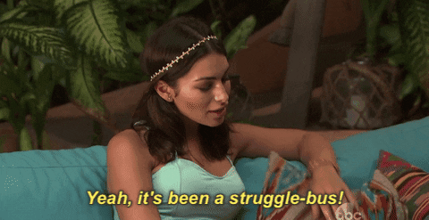Ashley Laconetti Struggle Bus GIF