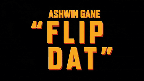 Ashwin Gane Flip Dat Poster With Lightning