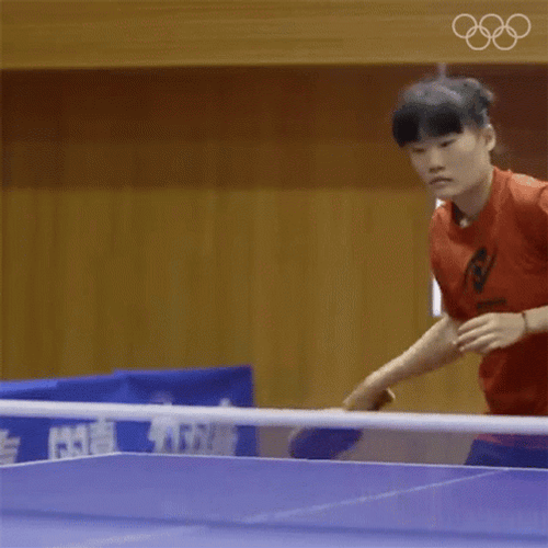 Asian Girl Ping Pong GIF