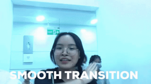 Asian Girl Saying Smooth Transition GIF