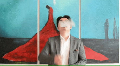 Asian Guy Tossing Big Money GIF